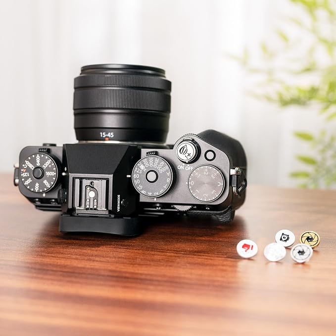 JJC Soft Shutter Release Button Fujifilm X100VI XT50 XM5, Leaf Pattern | for Fuji Fujifilm X-M5 X-T5 X-T4 X-50T X-T30 III II X-PRO3 X00 VI V X-E5 X-E4 X Half Leica Q3 M10 M9 RX10 IV III Nikon Zf Df - Image 7