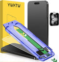 YWXTW 2 Pack Matte Screen Protector for iPhone 14 Pro Max 6.9 Inch + 1 Set Camera Lens Protector, Anti Glare Anti Fingerprint 14 Pro Max Glass Screen Protector, Bubble Free, Smooth as Silk by YWXTW