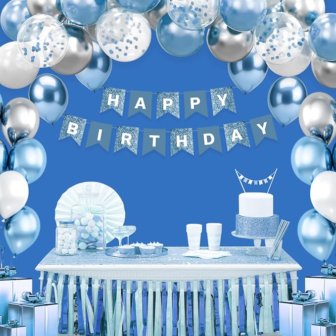 Blue Photo Backdrop Professional Photography Background Polyester 8x10ft | Seamless Design eliminates Wrinkle Portrait Photography Wedding Dark Theme Decorations - Image 6