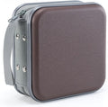 LIOVODE DVD Case, 48 Capacity Hard Plastic CD Case Holder for Car | DVD Storage, Hand Strap, Zipper Closure, Scratch-Resistant Sleeves, CD Storage for Music Blu-Ray Game Disc for Travel Office by LIOVODE