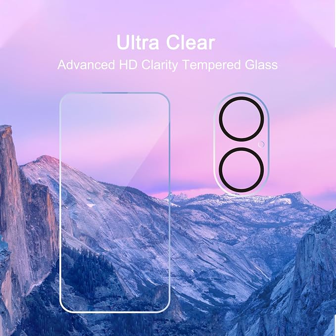 Ailun Screen Protector + Camera Lens Protector for iPhone 16, 3+3 Pack | 6.1 inch, Installation Frame, Case Friendly, Tempered Glass Film, Not for iPhone 16e/16 Pro/Plus/Pro Max - Image 3