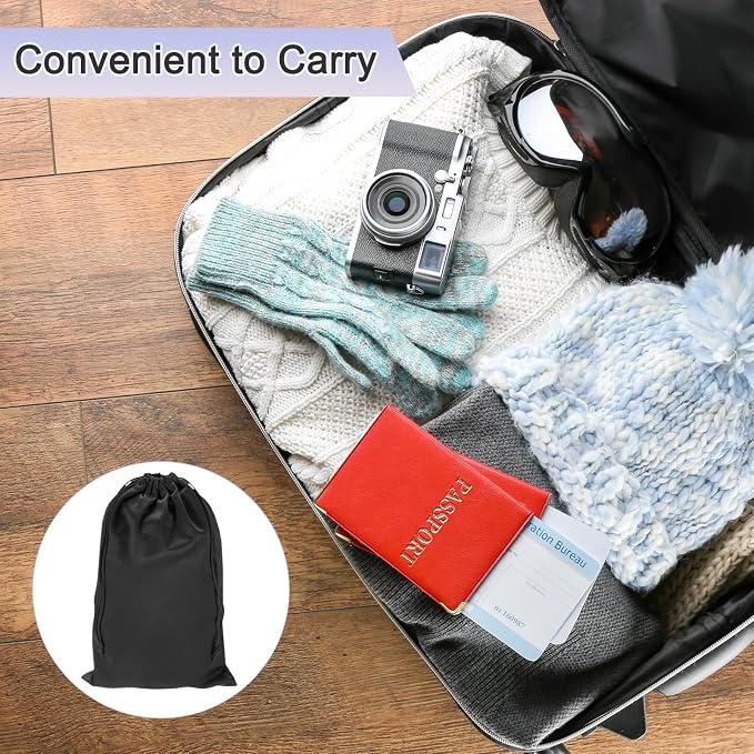 M METERXITY Ski Goggle Bag, Soft Microfiber Pouch Protective Storage Bags Case with Drawstring for Snow Goggles/Camera Lenses - Image 5