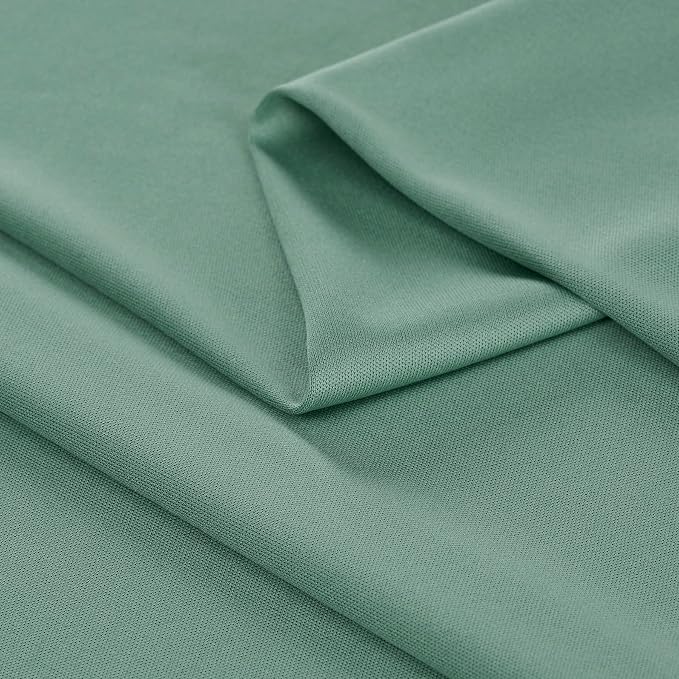 10 ft x 50 ft Sage Green Backdrop Curtains for Parties, Wrinkle Free Sage Green Photography Backdrop Drapes for Wedding Boys Birthday Baby Shower Bridal Shower Party - Image 5