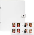 Veicevol 320-Pocket 2x3 Photo Album for Instax Mini and Polaroid, White | PU Leather Cover Keeps, Fits Instax Mini and Polaroid 2x3 Photos, Protects Travel, Wedding and Family Memories by VEICEVOL