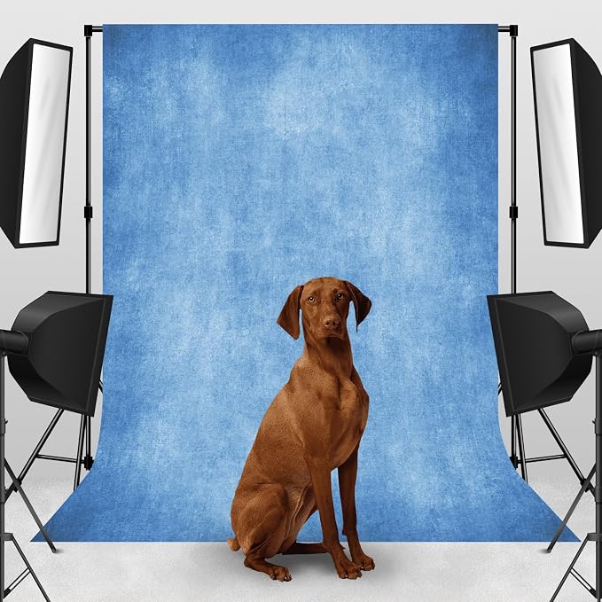 Light Blue Photo Backdrop Abstract Texture Photography Background 10x10ft | Creative Background Photography Studio Shooting Canvas Professional Portrait - Image 3