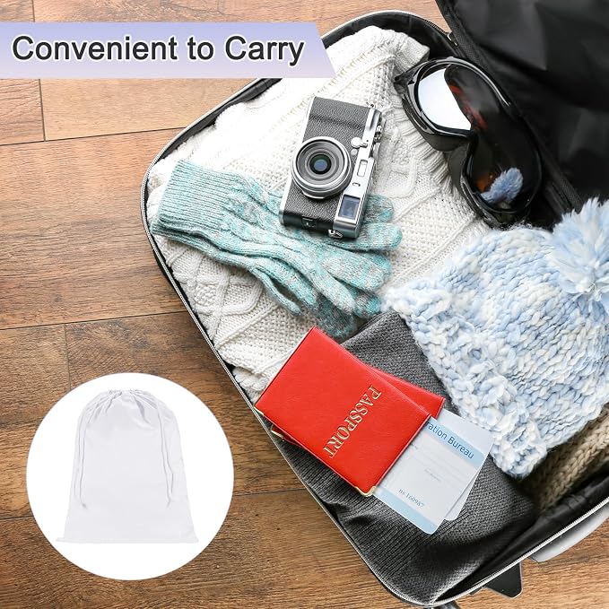 M METERXITY Ski Goggle Bag, Soft Microfiber Pouch Bags Case with Drawstring for Snow Goggles/Camera Lenses/Sunglasses - Image 5