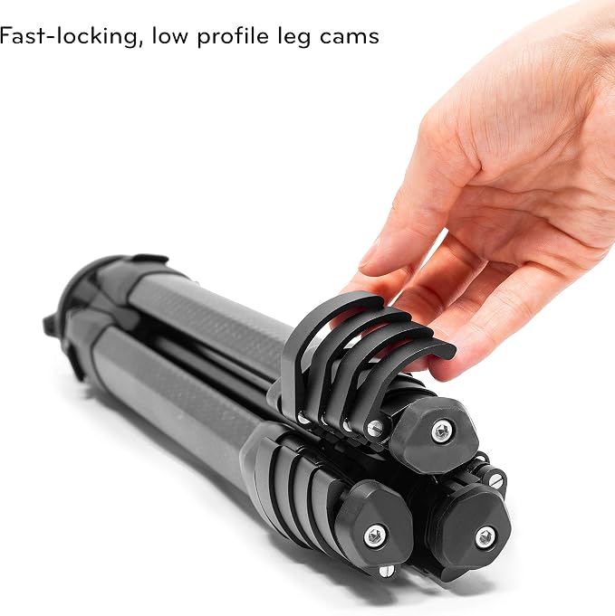 Peak Design Travel Tripod, Aluminum, Compact Design, Quick Setup and Takedown, Pro-Level Stability, Ergonomic Ball Head, Compact and Portable Travel Tripod for Camera and Phone, 20 lb Capacity - Image 7