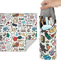 Walking Way Self-Adhesive Magic Cloth Makeup Bag, Portable Protective Cosmetic Pouch, Camera Lens Wrap, Stylish Travel Organizer for Beauty Essentials, Travel, Gifts & Daily Use by WalkingWay
