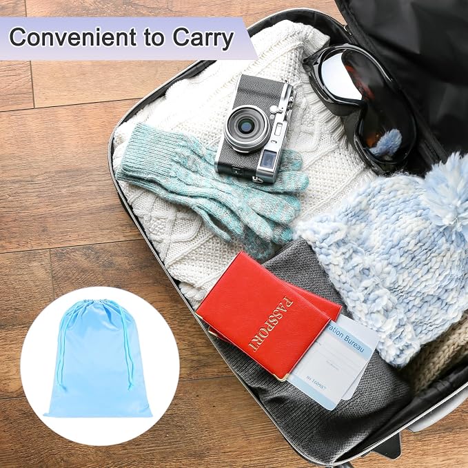 M METERXITY Ski Goggle Bag, Soft Microfiber Pouch Bags Case with Drawstring for Snow Goggles/Camera Lenses/Sunglasses - Image 5