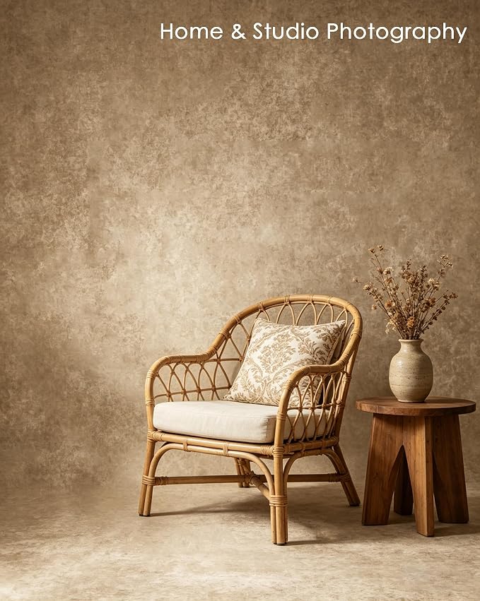 8x10ft Beige Photo Backdrop,Classic Abstract Texture Photography Background,Backdrop for Studio Photoshoot,Live Stream,Baby Shower,Pregnant Women & Product Shooting - Image 6