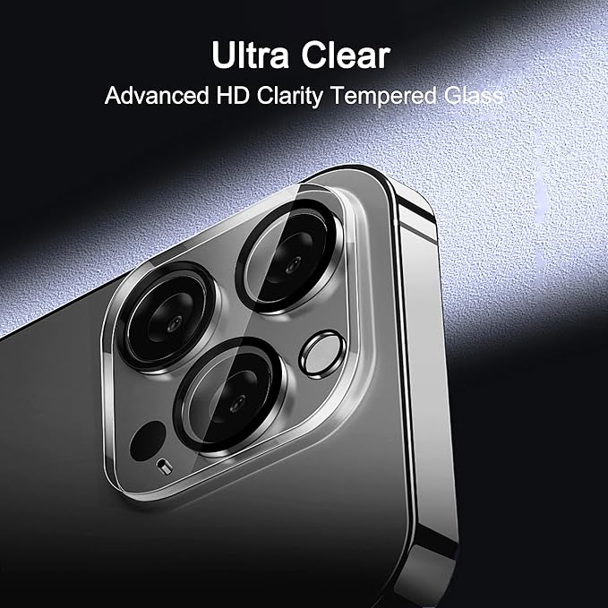 Ailun Privacy Screen Protector + Camera Lens Protector for iPhone 16 Pro | 3+3 Pack, 6.3 Inch, Installation Frame, Dynamic Island Compatible, Anti Spy Tempered Glass, Case Friendly - Image 5
