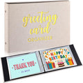 Spiareal Greeting Card Organizer Set Greeting Card Holder 6 x 8 Inches 100 Pages Stamping Binder Album Display Organization Storage for Memory Greetings Photo Gift by Spiareal