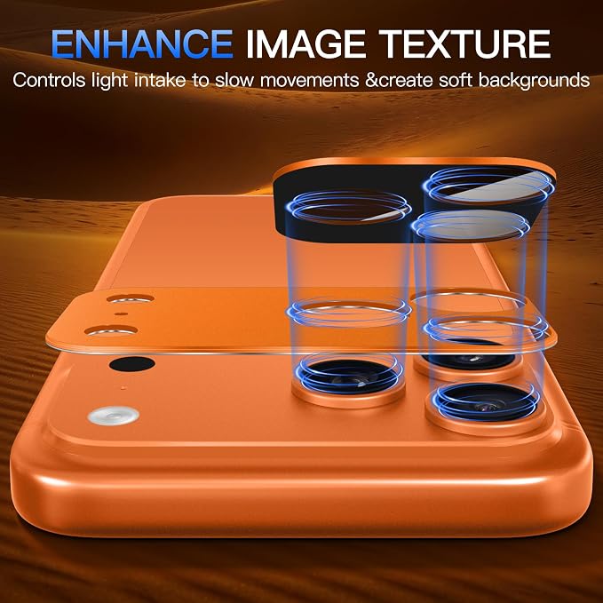 Suoman ND/UV Filter for iPhone 17 Pro Camera Lens Protector - Filter Kit | with ND/CPL/UV/Black Soft Filter Kit,Strong Adsorption,Tempered Glass Lens Film,All-in-one Metal Camera Cover - Image 5