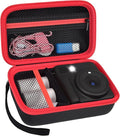 Kids Instant Print Camera Case, Travel Storage Bag for Girls Boys | for ESOXOFFORE for Dylanto for Anchioo for WEEFUN for GKTZ for Amzelas for Mafiti, Mesh Pocket, Wrist Strap, Black by Grapsa