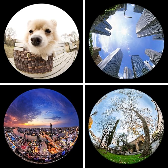 KEYWING Fisheye Lens, 198° Fish Eye Phone Camera Lens Kit for iPhone | Fish Bowl Camera Lens, Phone Lens Accessories, Lens Attachments for iPhone 6 7 8 X Samsung Smartphone - Image 4