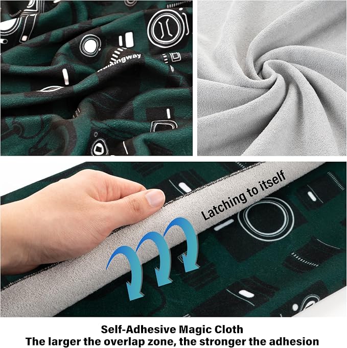 3pcs Camera wrap, Protective Wrap, Magic Self-Adhesive Cloth, Anti-scratch Lens Camera Wrap, Folding, Washable, Lens pouches, Soft cloth with a sticky for camera - Image 4