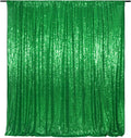 Poise3EHome Green Sequin Backdrop Curtain, 10Ft x 10Ft Green Glitter Backdrop Curtains, Sequence Xmas Thanksgiving Backdrop Drapes for Wedding Party Festival Decor by Poise3EHome