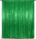 Poise3EHome 8FT x 10FT Green Sequin Photography Backdrop Curtain for Party Decoration, Green by Poise3EHome