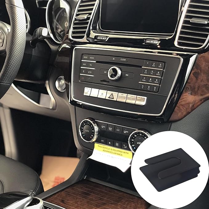 4Pcs CB Microphone Holders, Black Metal Radio Mic Hanger with Adhesive Backing, Universal Mobile Mic Mount Clip for Vehicle Dashboard Home Office Communication Equipment - Image 5