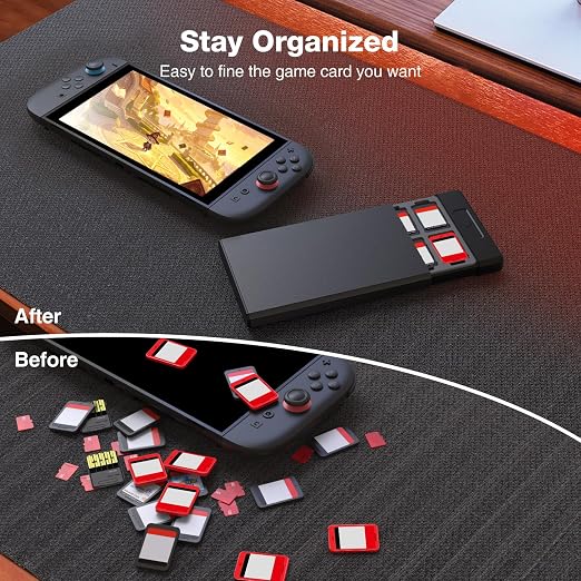 HEIYING Switch Game Card Case for Nintendo Switch 2 | Portable Game Card Case, Metal Shell with Soft Silicone Lining,40 Precise Slots, Magnetic Closure for Easy Storage & Access - Image 5
