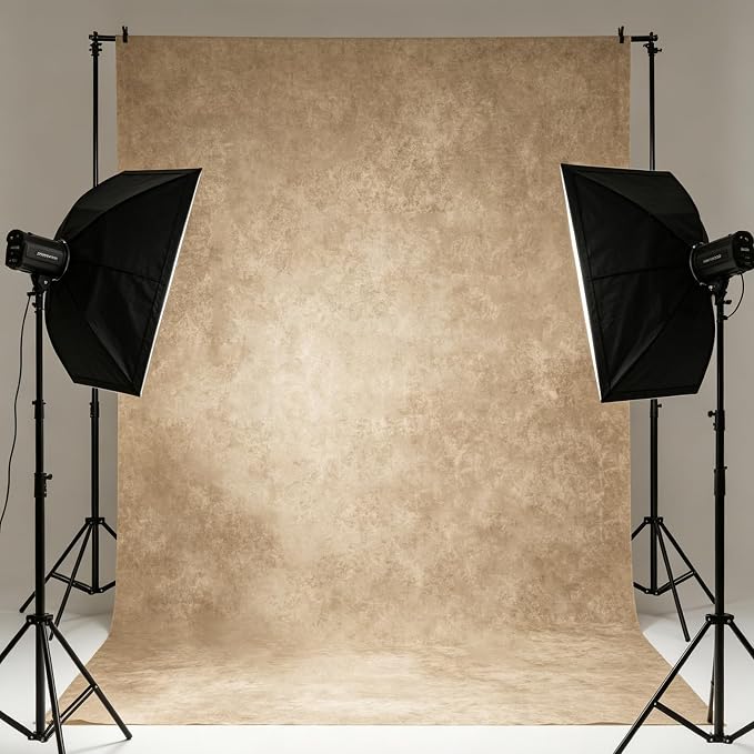 8x10ft Beige Photo Backdrop,Classic Abstract Texture Photography Background,Backdrop for Studio Photoshoot,Live Stream,Baby Shower,Pregnant Women & Product Shooting - Image 5