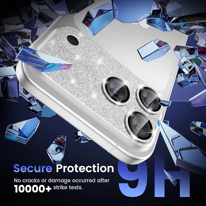 Tensea for iPhone 17 Pro Camera Lens Protector Bling | Metal Aluminum Alloy Tempered Glass Cover Camera Screen Protector Accessories, Case Friendly - Image 5