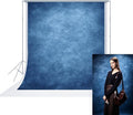 UrcTepics 8×16 ft Abstract Blue Fabric Photo Backdrops, Abstract Texture Backdrop for Headshots and Portraits, Photography Background for Studio and Vedio. by UrcTepics