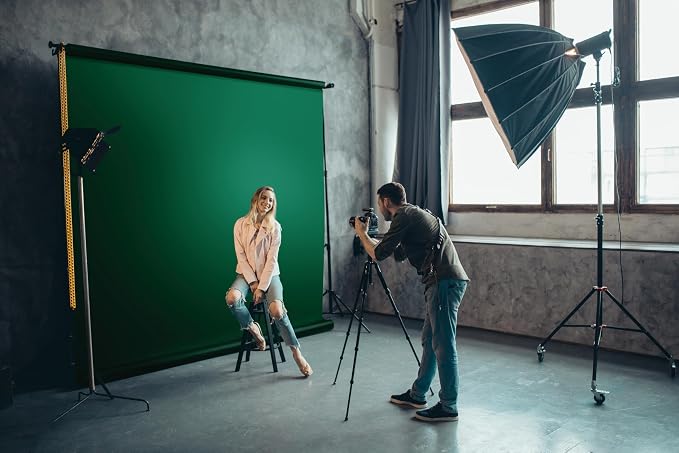 Denny Mfg Seamless Paper Backdrop for Photoshoot, Pine Green, 53 in x 36 ft | Photoshoot backdrop, Matte Finish for Portraits, Product Photos and Video Shoots, with Free Roll Gaffer Tape (2 in x 13 ft) - Image 3