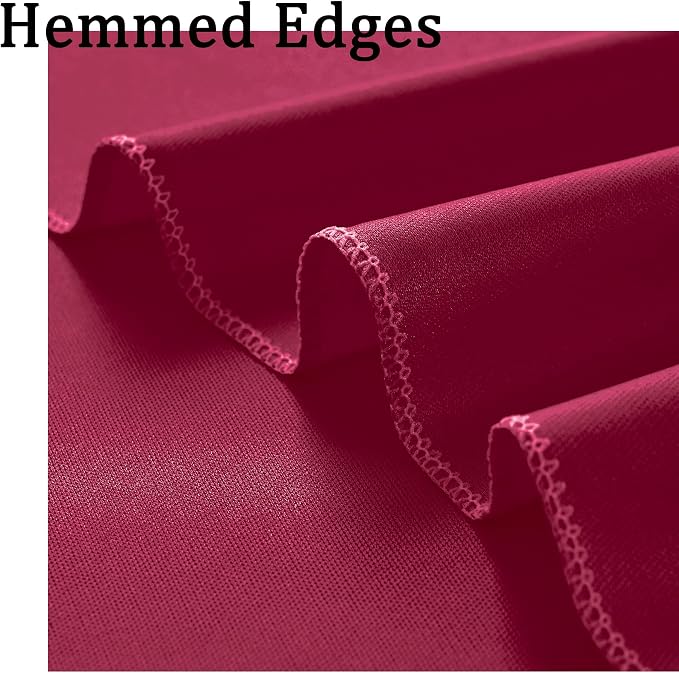 40ftx10ft Wrinkle Free Maroon Backdrop Curtains for Parties, Thick Fabric Burgundy Photo Backdrop Drapes 8 Panels 5x10ft for Weddings Birthday Photography Background Curtains - Image 5