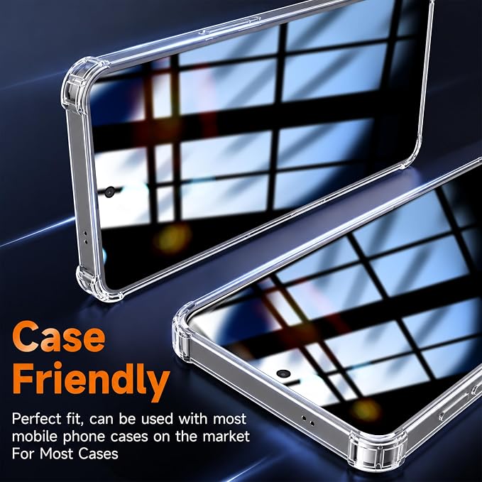 2+2 Pack for S24 Privacy Screen Protector | Ultrasonic Fingerprint Unlocking, Easy installation, Anti Spy, 9H Hardness Glass, Camera Lens Protector - Image 6