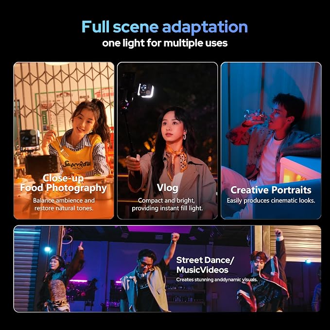 Nanlite Pico Portable LED Fill Light – Full Color RGB | Snap-On Attachment for Phone/Camera Photography, Live Streaming, Video Content Creation - Image 5