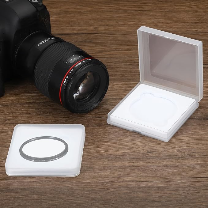 PATIKIL 77mm Lens Filter Case, 2pcs Camera Filter Case Portable Lens Filter Box Water Resistant Dustproof Plastic for Photography Filter Storage - Image 5