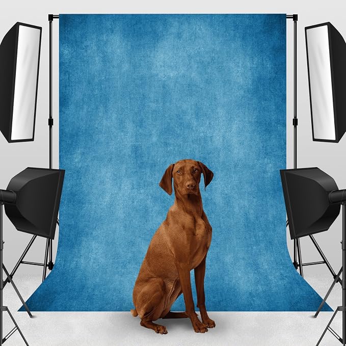 Blue Photo Backdrop Studio Abstract Texture Photography Background 6x9ft | Creative Background Photography Studio Shooting Canvas Professional Portrait - Image 3