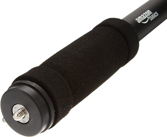 Amazon Basics 67-Inch Monopod for Camera, Extendable 4-Section, 6.6 lb Capacity, Rubber Foot, Carrying Bag, Black - Image 2