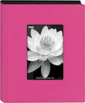 Pioneer Photo Albums KZ-46/HP KZ-46 Hot Pink Mini Frame Cover Photo Album, 4" x 6" by PioneerPhotoAlbums