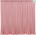 Rose Backdrop Curtains-Wrinkle-Free Polyester Photography Drapes Party Curtain Background for Baby Shower Wedding Decorations- 24 X10FT by WishCare