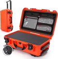 NANUK 935 Hard Case with Cubed Foam – Waterproof Protective Equipment Case with Wheels, 22” x 14” x 9” – Dustproof and Impact Resistant, Airline Carry-On Approved – Orange | 22' x 14' x 9' - Dustproof, Cubed Foam - Waterproof Protective Equipment with ... by NANUK