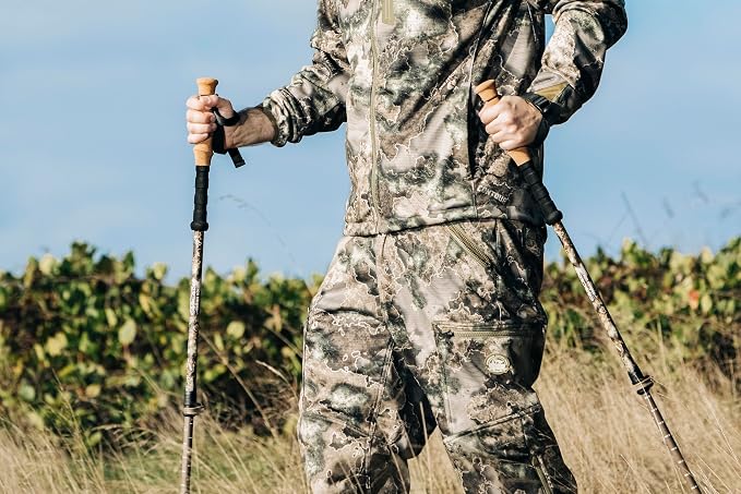 Cascade Mountain Tech Trekking Poles - Carbon Fiber Monopod Walking or Hiking Sticks with with Accessories Mount and Adjustable Quick Locks - Image 9