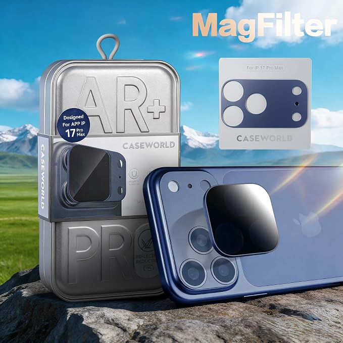 MagFilter Phone Camera Lens Filter Kit for iPhone 17 Pro, 2-in-1 ND32 (Neutral Density) Lens Filter, Cinematic Blue, Premium Optical Glass, iPhone Photogragy Essential - Image 7