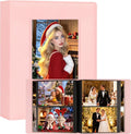 Photo Album 5x7 Holds 272 Pictures Leather Cover 5 x 7 Album Extra Large Capacity Picture Book Acid Free Inner Pages Book for Wedding Family Boys Girls Art Work Photos (Pink） by Xfveiwoo