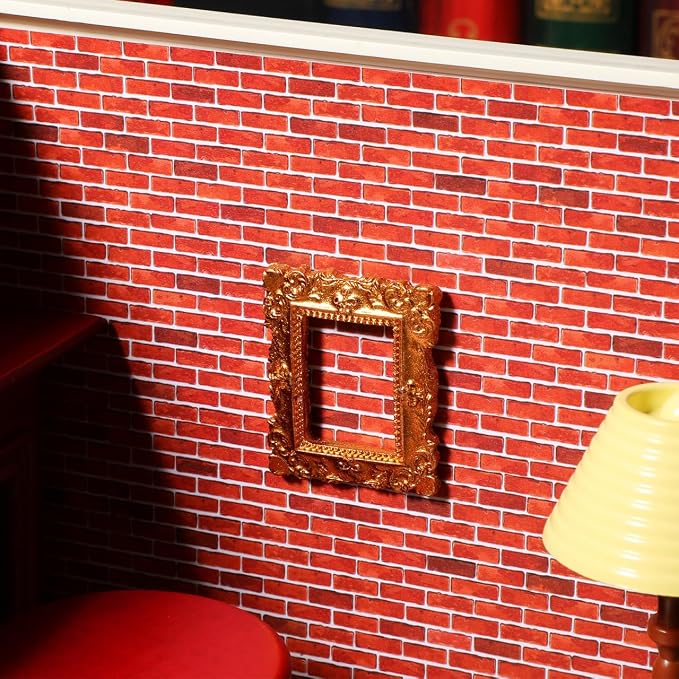Toyvian Miniature Photo Frames, 15Pcs Dollhouse Decor Accessories | Tiny Picture Frames For Mini House Scenes, DIY Crafts And Creative Display Projects - Image 9