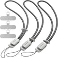 SURPHY 3 Pack Phone Wrist Strap, Phone Lanyard with Cellphone Tether Tab | Phone Strap Charm, Camera Wrist Strap with 2-Color Braided, Phone Wristlet, Wrist Lanyard for Case by SURPHY