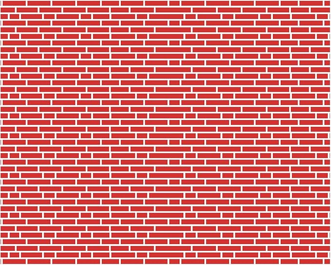 10 x 30 ft Red Brick Wall Backdrop Fabric Brick Photo Background | Large Polyester Brick Backdrop Cover for Photoshoot Home Fireplace Decoration, Newborn Birthday Party Decor by VitalCozy