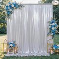 10x10FT Silver Sequin Backdrop Curtain for Party - 2 Panels 5x10FT Wrinkle-Free Shimmer Drapes for Birthday, Wedding, Christmas, Decorations & Photography by Unknown