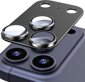 Suoman for iPhone 17 Pro Max Camera Lens Protector -Black | [All-in-one Frosted] [Strong-Adhesion] Metal Frame Tempered Glass Camera Lens Cover by Suoman