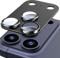 Suoman for iPhone 17 Pro Camera Lens Protector-Black | [All-in-one Frosted] [Strong-Adhesion] Metal Frame Tempered Glass Camera Lens Cover by Suoman