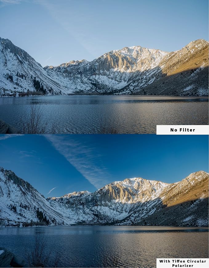 Tiffen 82mm CPL Circular Polarizing Filter Reduce Glare & Reflections | Reveals Details Hidden by Glare, Improves Image Contrast, Increases Color Saturation, Deepens Blue skies, Enhances Clouds - Image 3