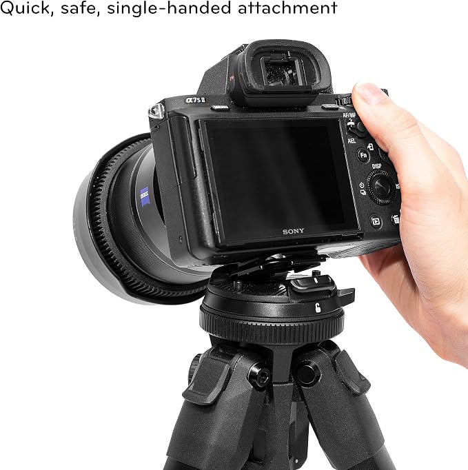 Peak Design Travel Tripod, Aluminum, Compact Design, Quick Setup and Takedown, Pro-Level Stability, Ergonomic Ball Head, Compact and Portable Travel Tripod for Camera and Phone, 20 lb Capacity - Image 9