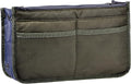 Vercord Purse Organizer Insert for Handbags Bag Organizers Inside Tote Pocketbook Women Nurse Nylon 13 Pockets Army Green Small by Vercord