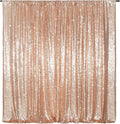 Poise3EHome Sequin Backdrop Curtain, 10Ft x 10Ft Rose Gold Glitter Photography Background Curtains, Sequence Xmas Thanksgiving Backdrop Drapes Decor by Poise3EHome